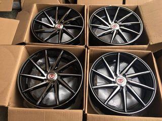 18" Swirl Fan Mags code 10753 5Holes PCD112 Bnew mags benz or audi