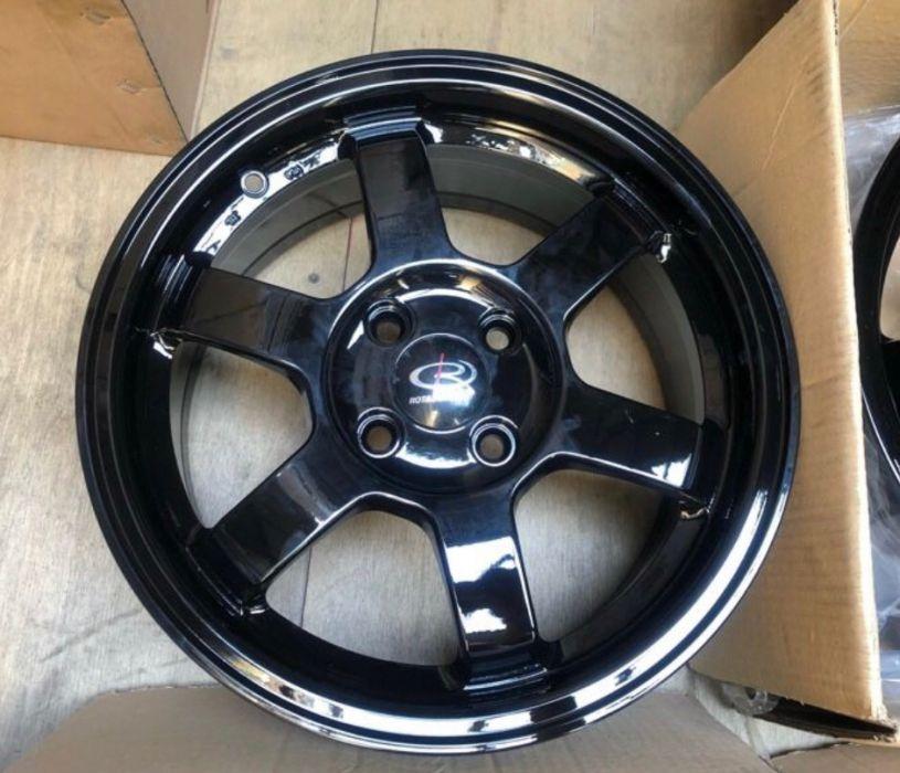 15” Rota Grid 1 Yamaha black mags 4Holes pcd 100 Brandnew, Car Parts ...