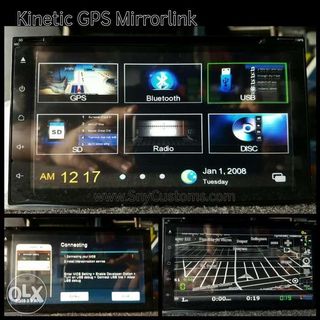 Kinetic DVD Lcd Gps mirrorlink Android USB TV tuner touch screen LCD