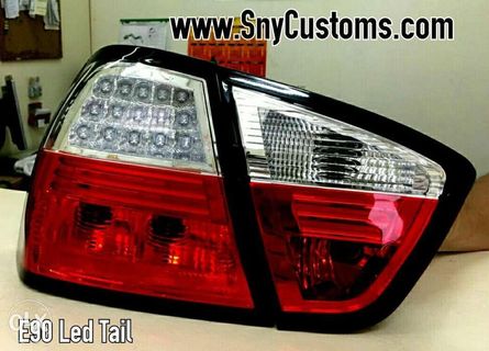 E90 BMW led tail lamps LCi Error Free canbus plug and play with wrnty