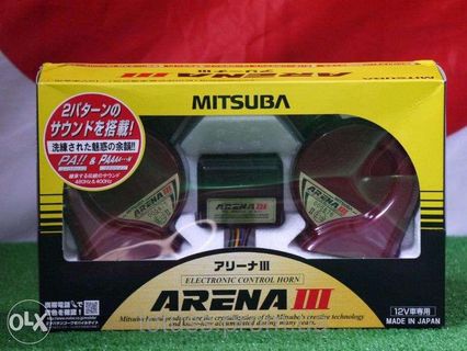 Mitsuba Arena 3 III Made in Japan Original Horn with Warranty