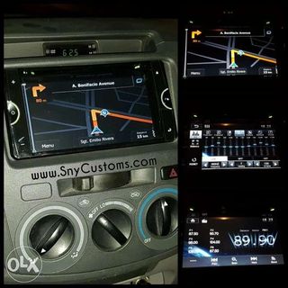 Nakamichi OEM Toyota GPS navigation DVD usb LCD FJ fortuner HiAce Vigo