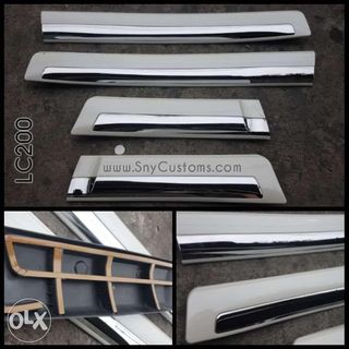 LC200 land cruiser door molding clad mold plastic with Chrome Cladding