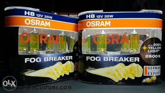 Osram H8 original with warranty FOG breaker 12v 35w OEM safe