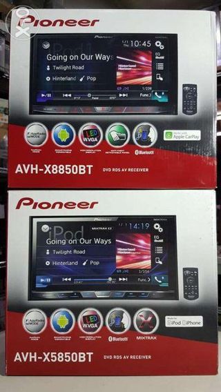 Pioneer Avh 5850bt Bluetooth LCD DVD touch TV app radio 8850bt also