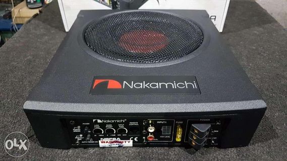 Nakamichi underseat subwoofer amplified sub seat amplifier