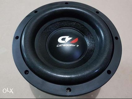 C7 subwoofer category 8 inch 300w rms sub speaker dual 2 or 1 ohm