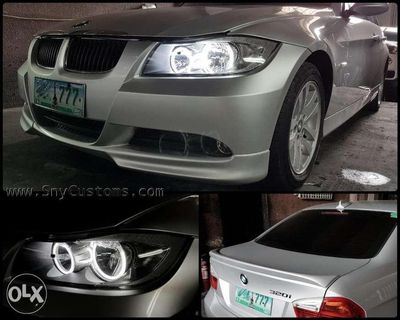 E90 Bmw ducktail spoiler no drill with adhesive other splitter chin et