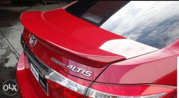 Altis Toyota Sportivo Spoiler Oem Ducktail wd Led Llight
