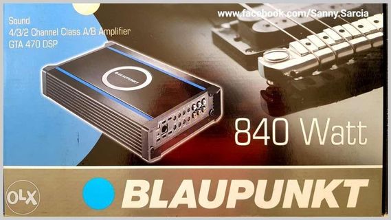 Blaupunkt dsp amplifier original bnew 4 x 200 Watts 2ohms stable
