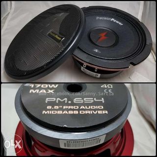Precision Power raw Driver high power speaker 170w Max Mid Bass woofer
