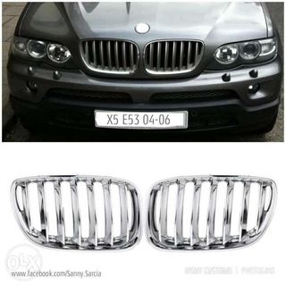 BMW x5 e53 Chrome silver grille 00 06 deferred pay deliver nationwide