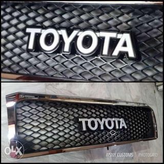 LC76 land cruiser 76 Toyota honeycomb grille grill with Logo