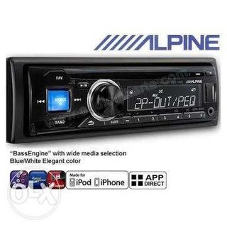 Alpine cde 142e car stereo cd mp3 wma USB iPod iphone direct