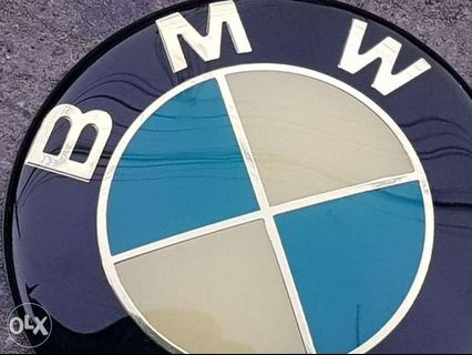 BMW Hood emblem roundrel Logo trunk resin