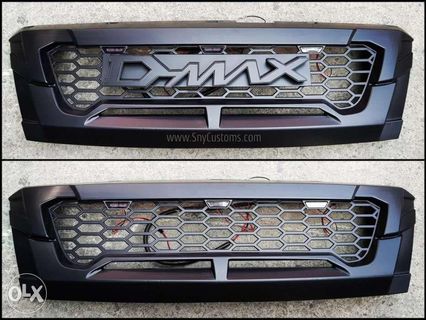 DMax Isuzu honeycomb grille with DRL and logo emblem deferred pay opt