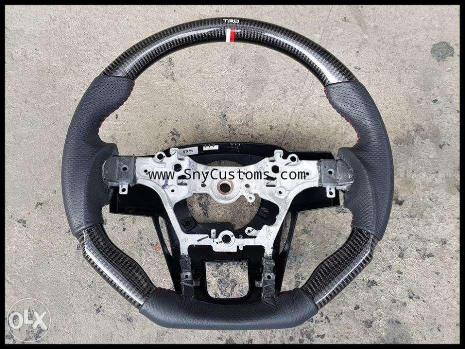 Fortuner Hilux Revo Vigo TRD Steering Wheel Carbon Fiber orig dfrd, Car ...