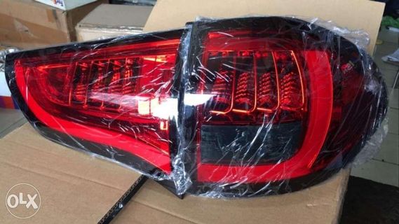 Montero led taillight tail lamp vland Audi look red smoke deferred