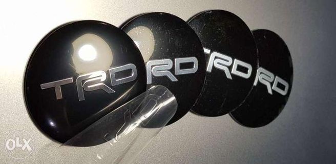 Toyota or TRD rim wheel Mags center Logo emblem adhesive magWheels