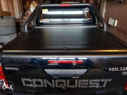 Slider roller lid bed cover pace aluminum HiLuX Revo Rocco conquest