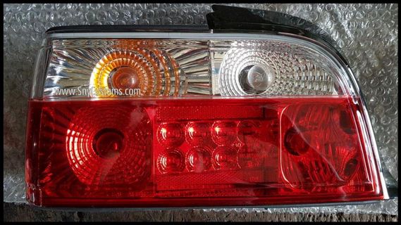 BMW led tail lamp e39 crystal White red 5 series