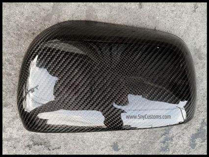 Pajero bk ck Carbon Fiber side mirror cover deferred Chrome also avail
