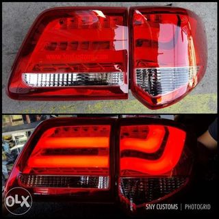 Fortuner Audi X5 Led bar style tail lamp red clear LIMITED deferred
