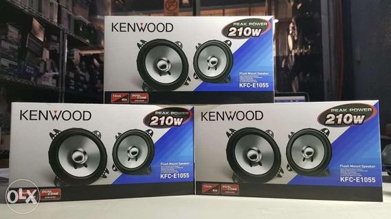 Kenwood 4 inch coaxial speakers 2way 210w kfc orig wrnty