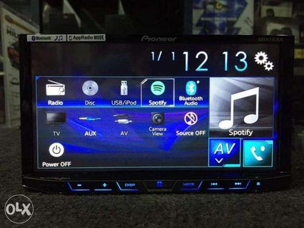 X595bt avh Pioneer 7 LCD Android Auto appradio Mirrorlink
