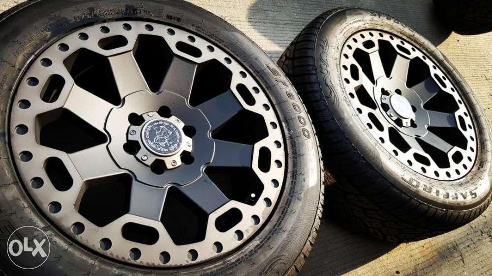 Black rhino Mags Wheels Rims Arivo Highway terrain Tires, Car Parts