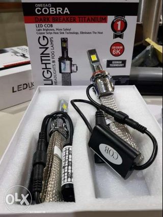 Cobra led orig high power Headlamps bulb Upgrade H4 h11 h7 9005 9006 y