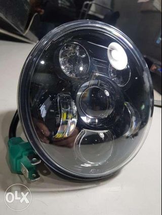 Led full hi low projector Headlamps headlights 12v Bike motorcycle