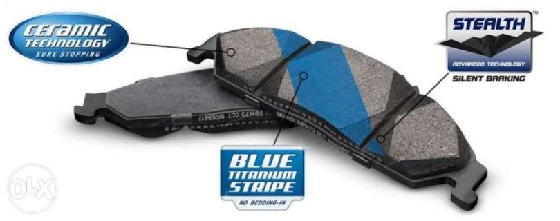 Bendix ceramic blue titanium stripe brake pads original