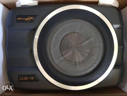 Lightning lab Underseat amplified sub subwoofer speaker 10 in control