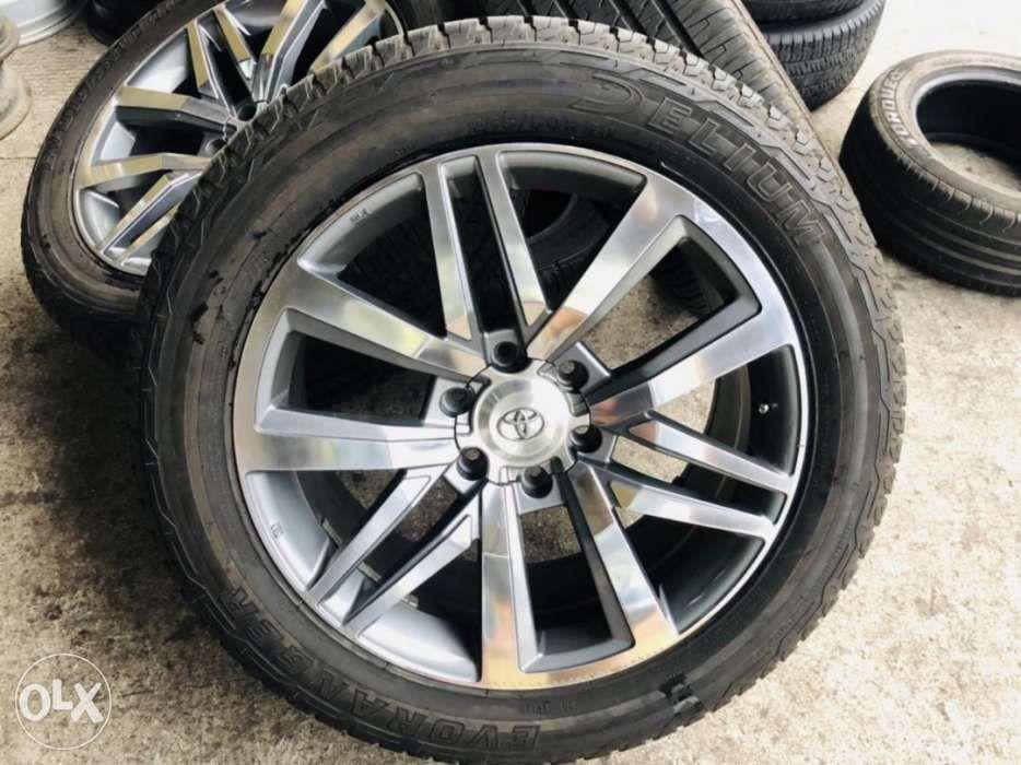  Fortuner  OEM 20 inch like new Delium Tires  deferred pay 