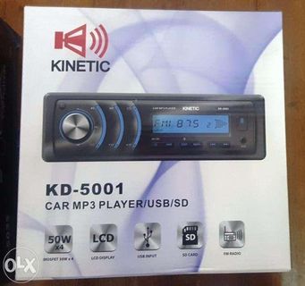 Kinetic Car Stereo USB AM FM AUX Bluetooth