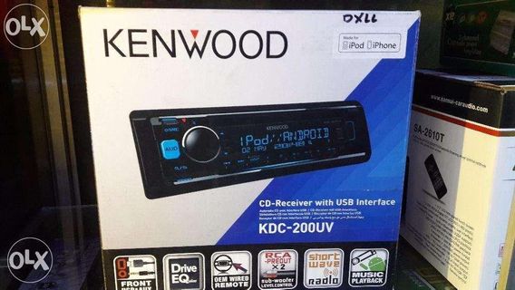Kenwood KDC200UV Car Stereo with usb aux am fm