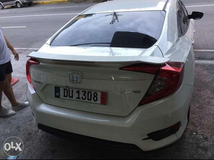Honda Civic FC 2016 RS Spoiler with light RS Look
