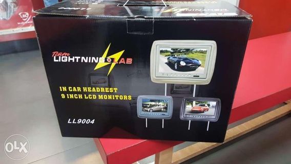Nakamichi Caido Infini Lightning lab JEC Headrest Monitor 7in 8in 9in