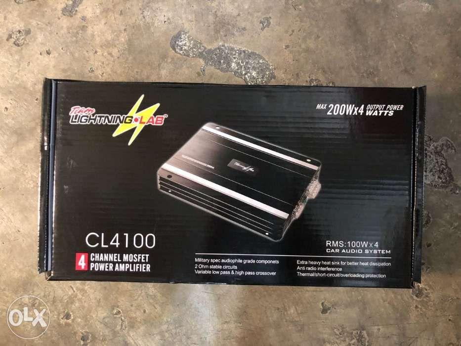 Lightning Lab Car Amplifier 4 Channel 400W Rms, Car Parts & Accessories