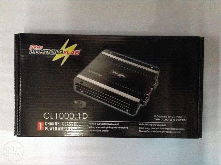 Team Lightning Lab CL10001D Mono 1 Channel Class D Power Amplifier, Car