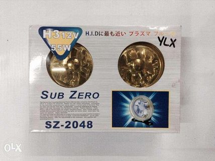 Sub Zero Universal Fog light Assembly 3 Round SZ2048 Super Yellow