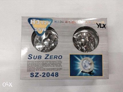 Sub Zero Universal Fog light Assembly 3 Round SZ2048 Clear