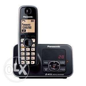 Panasonic Wireless Cordless Phone With Answering Machine KXTG3721BX