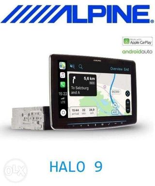 Alpine iLXF309E 9 Audio Visual with Bluetooth USB HDMI Single Din HALO 9