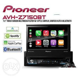 Pioneer AVH Z7150BT 7 Flip Apple Carplay Android USB DVD Bluetooth