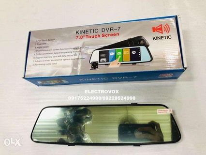 Kinetic Dash Cam DVR 7inch IPS Screen Front and Back Camera