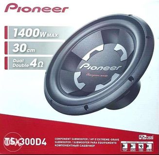 Pioneer TS 300D4 12 30cm 400W D Series DVC Subwoofer