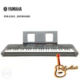 Yamaha PSR E 263 PSR E263 Keyboard  61 Keys Brand New  Rhythmix