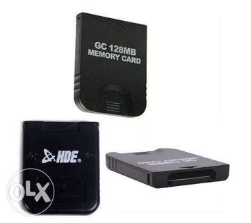 HDE 128MB Black Memory Card for Nintendo Wii GameCube ZQ6E